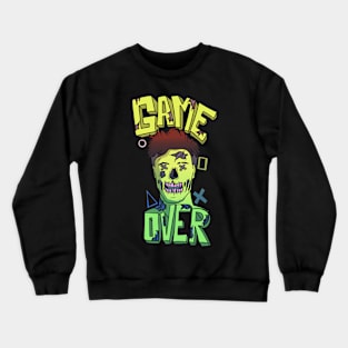 Game over zombie 1 Crewneck Sweatshirt